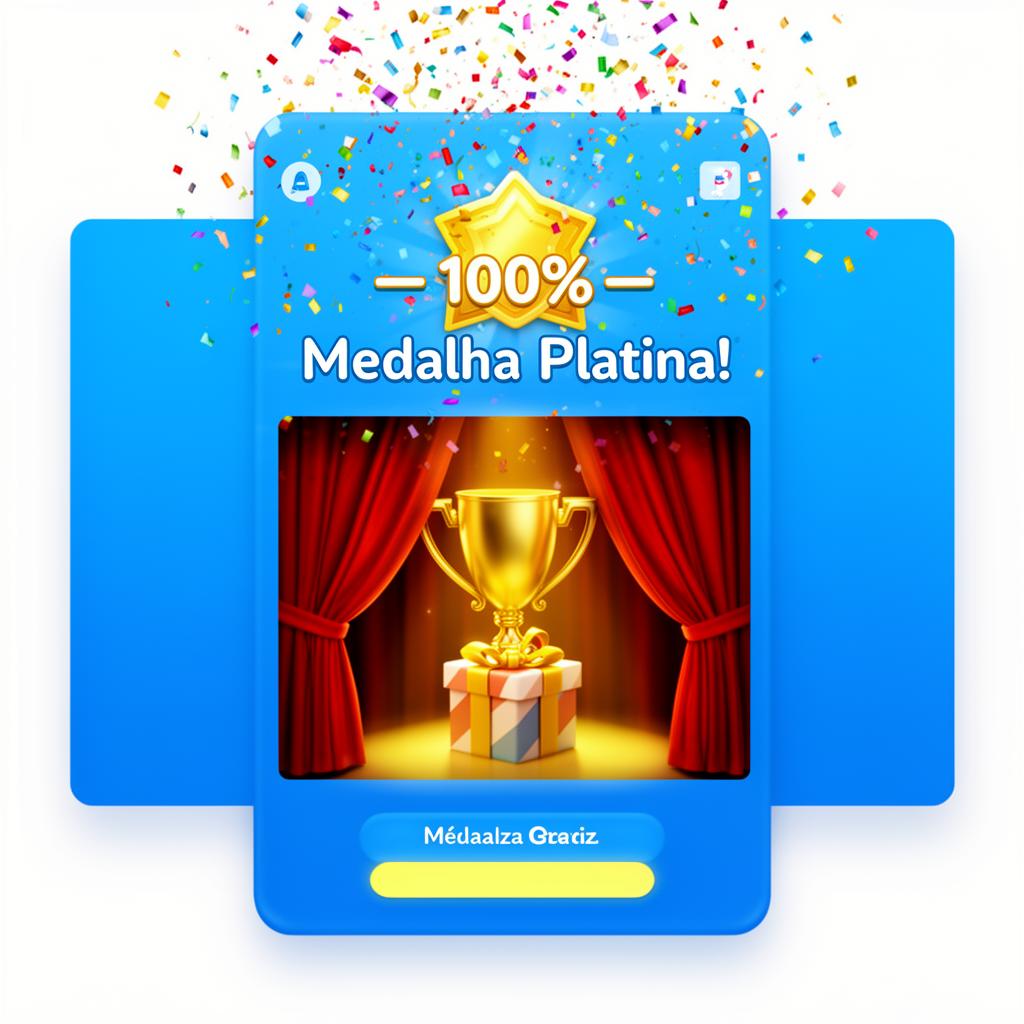 Tela de 100% com prêmio